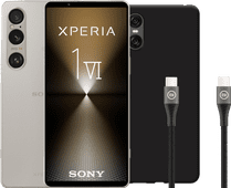 Sony Xperia 1 VI 256GB Zilver 5G + Accessoirepakket Mobiele telefoon met 5G