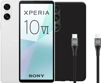 Sony Xperia 10 VI 128GB Wit 5G + Accessoirepakket Android Enterprise Recommended smartphone