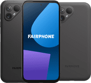 Fairphone 5 256GB Zwart 5G + Fairphone Protective Back Cover Zwart Smartphone bundel