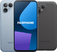 Fairphone 5 256GB Blauw 5G + Fairphone Protective Back Cover Zwart Android Enterprise Recommended smartphone