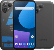 Fairphone 5 256GB Transparant 5G + Fairphone Protective Back Cover Zwart Telefoon met de beste camera