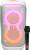 Coolblue JBL Partybox 320 Wit + Bedrade Microfoon aanbieding