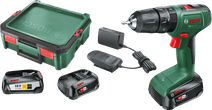 Coolblue Bosch EasyImpact 18V-40 2.5 Ah Accu (2x) SystemBox S Starterspakket aanbieding