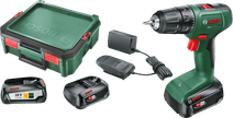 Coolblue Bosch EasyDrill 18V-40 2.5 Ah Accu (2x) SystemBox S Starterspakket aanbieding