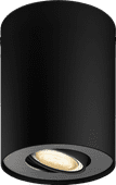 Philips Hue Pillar Opbouwspot White Ambiance - Zwart - 1-spots Philips Hue GU10 White Ambiance