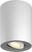 Philips Hue Pillar Opbouwspot White Ambiance - Wit - 1-spots Philips Hue GU10 White Ambiance
