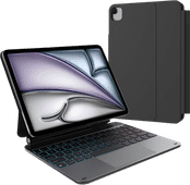 BlueBuilt Apple iPad Air (2025/2024) 11 inch Toetsenbord Hoes QWERTY Zwart Apple iPad Air hoesjes
