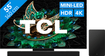 TCL QD Mini-Led 55C71N (2024) + TCL Q75H Tv met HDMI 2.1