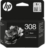 HP 308 Cartridge Black Ink cartridge for HP ENVY printers