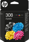 HP 308 Cartridges Combo Pack Inkt cartridge voor HP Envy printers