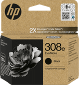 HP 308 XL Cartridge Zwart Inkt cartridge voor HP Envy printers