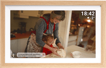 Denver PFF-1505 Light Wood Digitale fotolijst