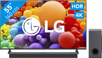 LG 55UR78006LK (2024) + LG DS80QY LG basis tv