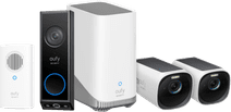 Eufycam 3 Duo pack + Video Doorbell E340 + Chime IP-camera met batterij