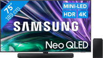 Coolblue Samsung Neo QLED 4K 75QN86D (2024) + Samsung HW-Q60C (2023) aanbieding