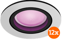 Philips Hue Centura inbouwspot White and Color - rond - Aluminium - 12-pack Philips Hue inbouwspot
