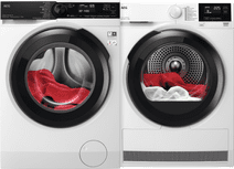 AEG LR76CUCA06 ProSteam UniversalDose + AEG TR73CB96 SensiDry AEG washing machine and dryer set