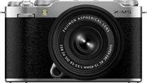 Fujifilm X-M5 Silver + XC 15-45mm f/3.5-5.6 OIS PZ Mirrorless camera for film