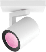 Philips Hue Argenta Opbouwspot White and Color - Wit - 1-spots Philips Hue smart lamp inclusief armatuur