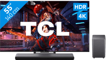 TCL QLED 55C743 (2023) + TCL S55H 2.1 Soundbar Smart tv