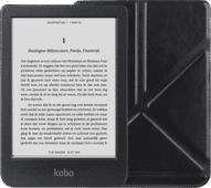 Kobo Clara BW Zwart + BlueBuilt Book Case Zwart Waterdichte e-reader