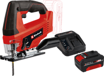 Einhell TC-JS 18 Li Solo + Einhell 18V/4.0Ah Starter Kit - Power X-Change Jigsaw