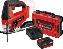 Einhell TC-JS 18 Li Solo 4,0 Ah Accu E-Case S-F Starterspakket Decoupeerzaag aanbieding