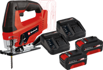 Einhell TC-JS 18 Li Solo 4.0Ah Battery (2x) Starter Pack Einhell Power-X-Change 18V