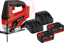 Einhell TC-JS 18 Li Solo 4,0 Ah Accu (2x) Starterspakket Decoupeerzaag aanbieding