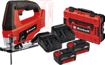 Einhell TC-JS 18 Li Solo 4.0Ah Battery (2x) E-Case S-F Starter Pack Einhell Power-X-Change 18V