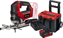 Einhell TP-JS 18/135 Li BL Solo 4,0 Ah Accu E-Case L Starterspakket Decoupeerzaag aanbieding