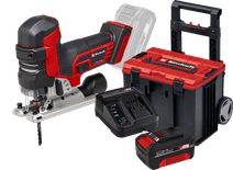 Coolblue Einhell TP-JST 18/135 Li BL Solo 4.0 Ah Accu E-Case L Starterspakket aanbieding