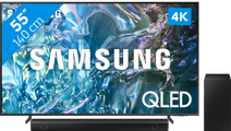 Samsung QLED 4K 55Q64D (2024) + Samsung HW-B530 (2022) Samsung QLED tv aanbieding