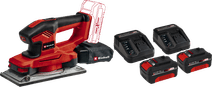 Einhell TE-OS 18/230 Li Solo 4,0 Ah Accu (2x) Starterspakket Schuurmachine met stofafzuiging