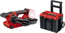 Einhell TP-BS 18/457 Li BL Solo (zonder accu) + Einhell E-Case L Schuurmachine met stofafzuiging