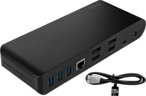 BlueBuilt Displaylink docking station Pro with Usb C black Docking station voor 2 monitoren