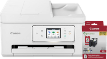 Canon PIXMA TS7750i + 1 Set Extra XL Cartridges + Photo Paper Everything on setting up your home office