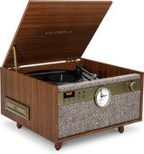 Victrola Century Signature Bruin Platenspeler met ingebouwde speaker