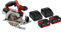 Einhell TE-CS 18/150 Li Solo 4Ah Battery (2x) Starter Kit Circular saw