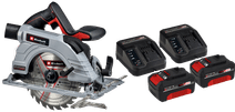 Einhell TP-CS 18/190 Li BL Solo 4,0 Ah Accu (2x) Starterspakket Einhell cirkelzaag