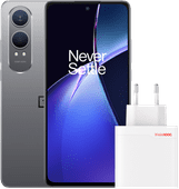 Coolblue OnePlus Nord CE 4 Lite 256GB Grijs 5G + OnePlus Oplader 80W met 2 Poorten + Usb C kabel aanbieding