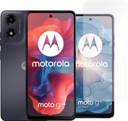 Motorola Moto G04s 64GB Zwart 4G + Just In Case Tempered Glass Screenprotector Motorola smartphone