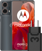 Motorola Moto G85 Blauw 5G + Motorola Oplader 30W Zwart + Usb C Kabel 1m Zwart Kunststof Telefoon aanbieding