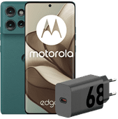 Motorola Edge 50 512GB Groen 5G + Motorola Oplader 68W Zwart + Usb C Kabel 1m Zwart Motorola smartphone