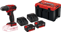 Einhell TE-CD 18/40 Li BL Solo 4.0Ah Battery (2x) E-Case M Starter Kit Einhell screw drill