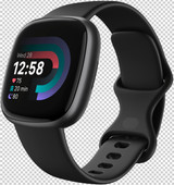 Fitbit Versa 4 Zwart Dames smartwatch