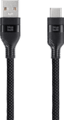 BlueBuilt Usb A naar Usb C Kabel 3m Nylon Zwart Datakabel