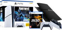 PS5 Slim Disc Edition Fortnite + Black Ops 6 + Covers + Extra Controller + Oplaadstation Beste Onweerstaanbiedingen 2025 deal