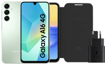 Samsung Galaxy A16 128GB Groen 4G + Accessoirepakket Goedkope Samsung smartphone