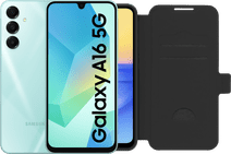 Samsung Galaxy A16 128GB Groen 5G + BlueBuilt Book Case Zwart Goedkope Samsung smartphone